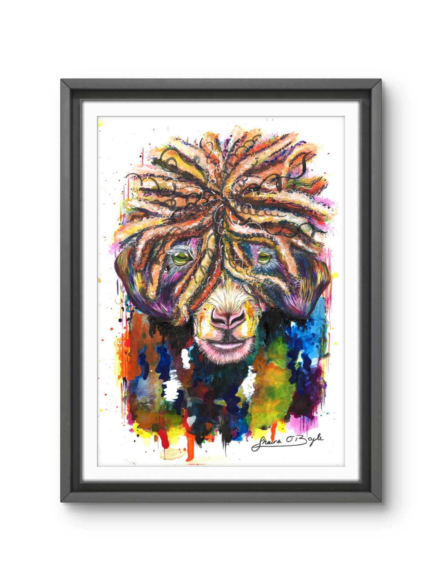 Soft Strength - Original Sheep Painting