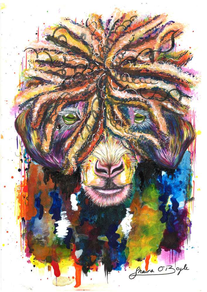Soft Strength - Original Sheep Painting