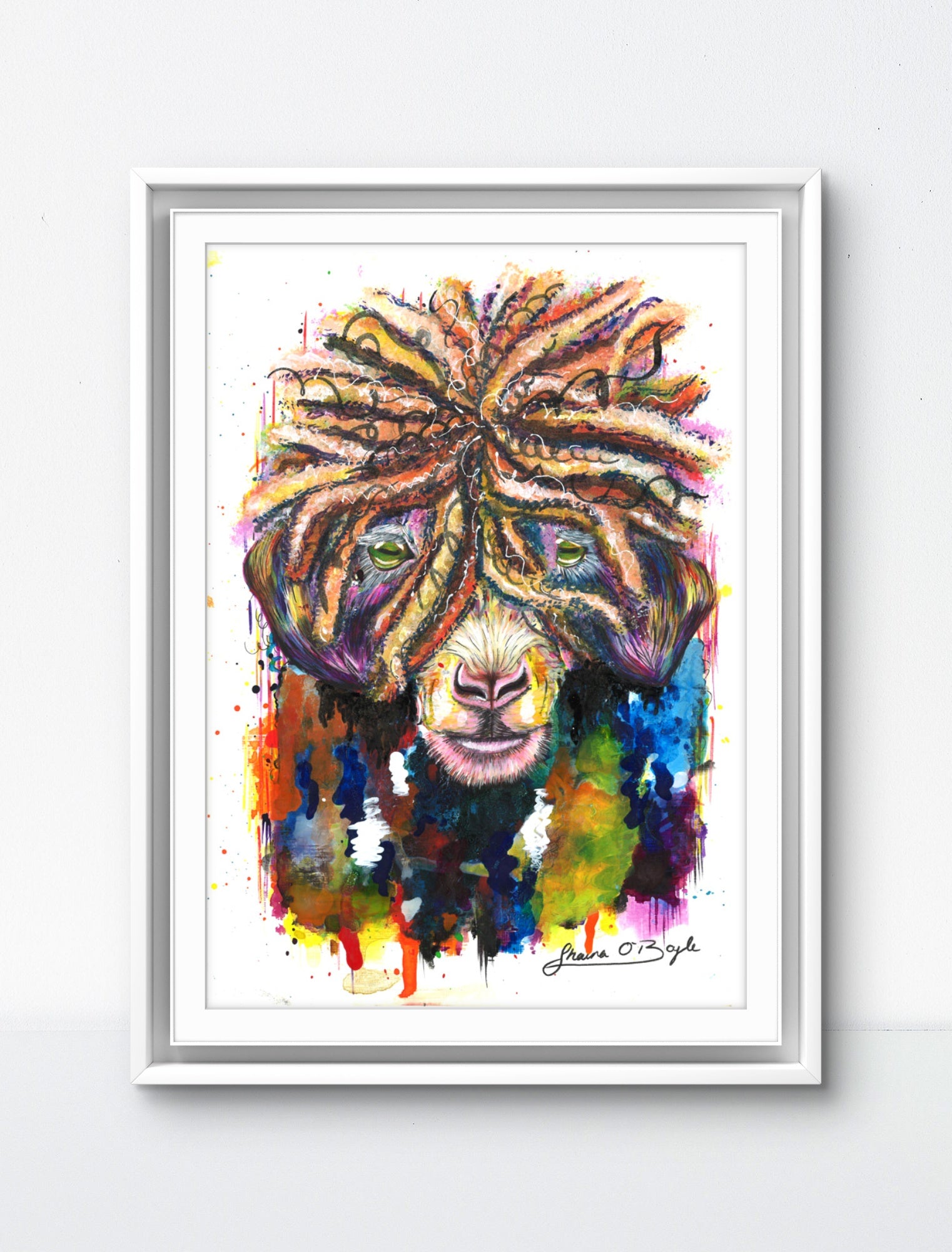Soft Strength - Original Sheep Painting