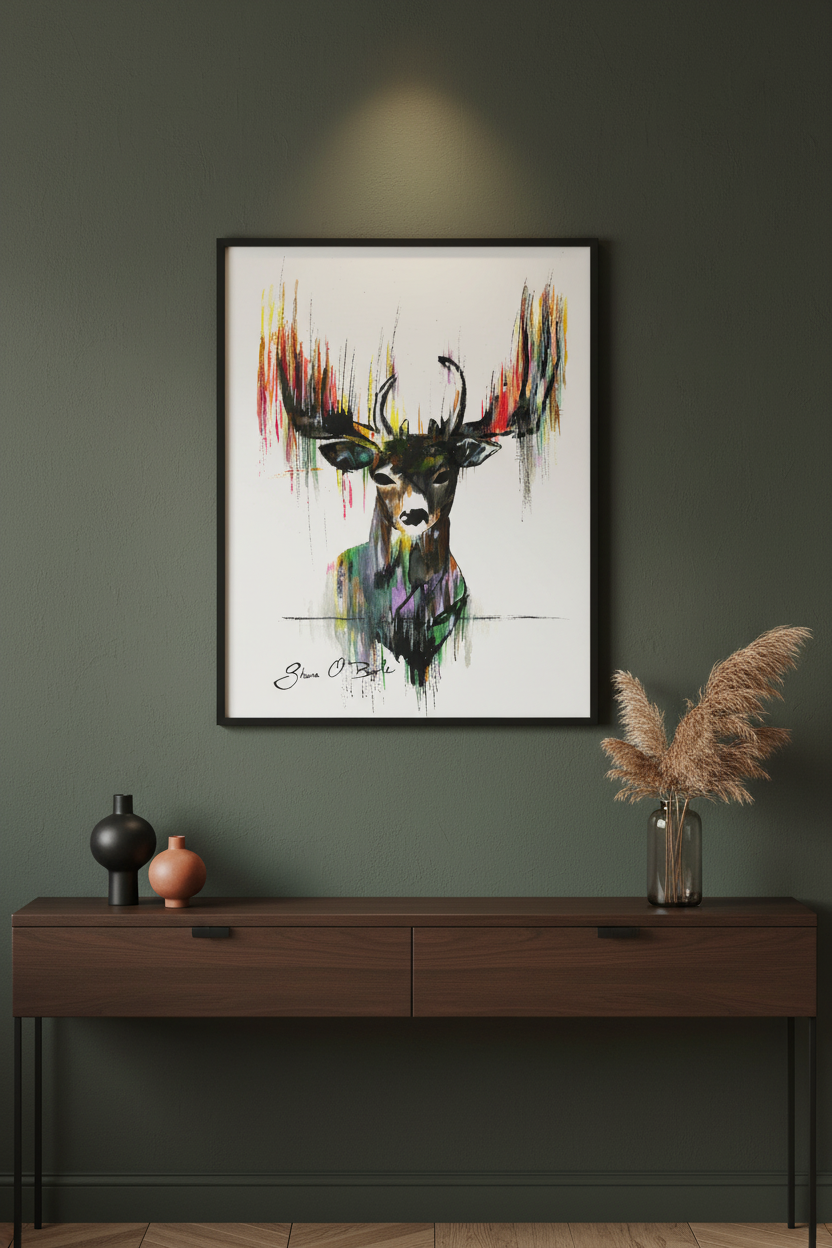 The Blue Stag - Lifestyle Pin